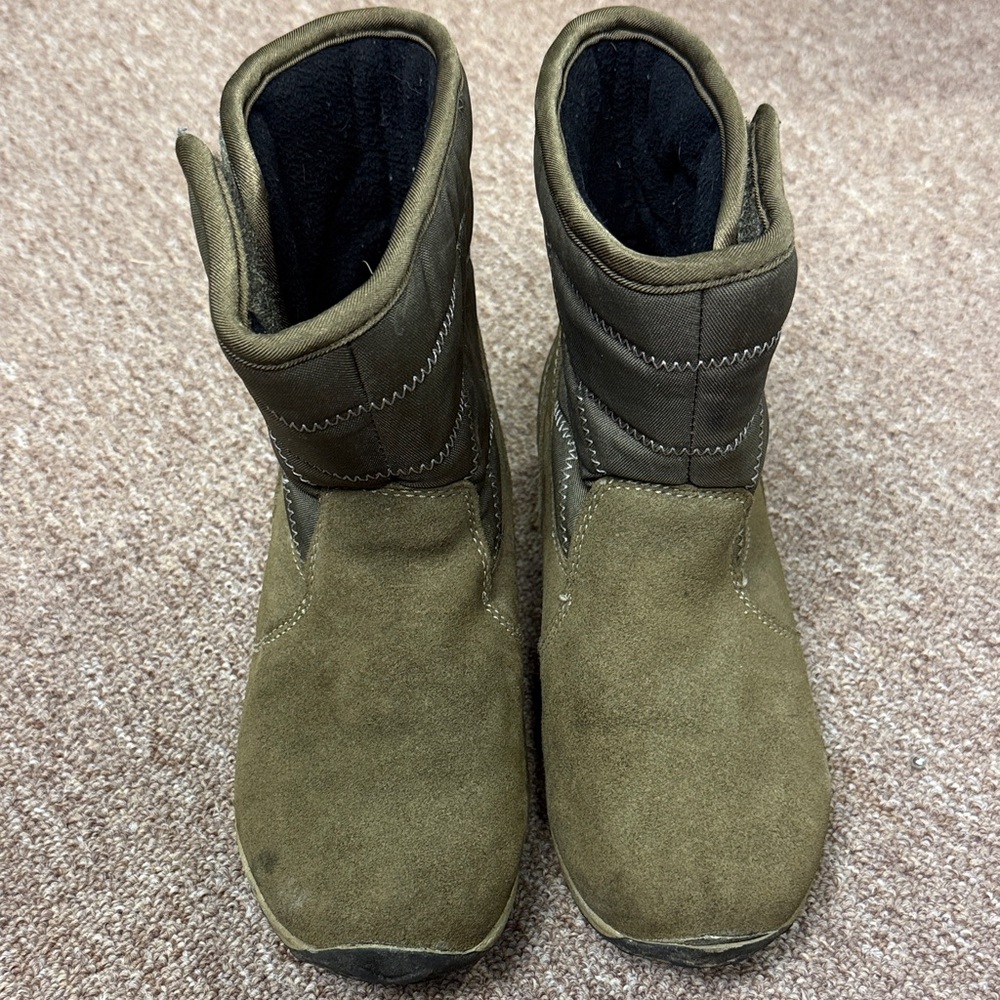 Merrell Olive Green Kids Boots